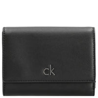 Calvin Klein RE - Lock Medium Trifold - Gelbörse 3cc 13 cm (schwarz) - Markenkoffer