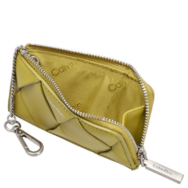 Calvin Klein Woven - Kreditkartenetui 4cc 15.5 cm (avocado oil) - Markenkoffer