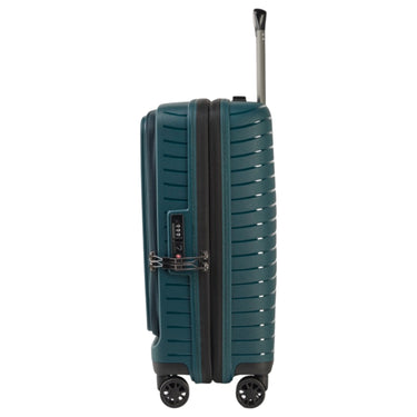 Stratic Novium ML - 4-Rollen-Kabinentrolley mit Vortasche 55 cm erw. (petrol) - Ansicht 3