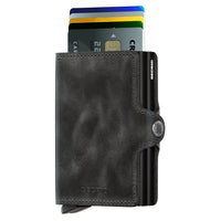 Secrid Vintage Twinwallet - Portafoglio RFID 7 cm (nero)
