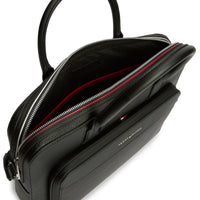 Tommy Hilfiger Central Slim Computer Bag - Borsa per laptop 38 cm (black)