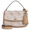 Guess Audrey Logo XBody Flap - Crossbody Bag 24.5 cm (beige logo)
