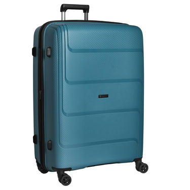 CHECK.IN St. Louis - 4-Rollen-Trolley 77 cm erw. (petrol) - Ansicht 5