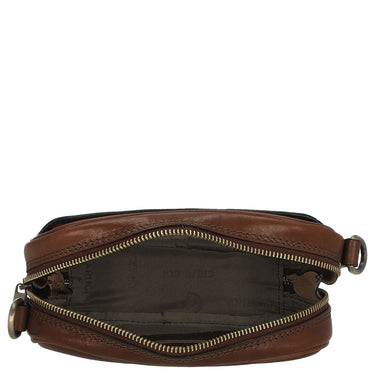 Chiarugi Classic - Umhängetasche Mini 20 cm (braun) - Markenkoffer