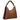 Coccinelle Boheme Grana Double – Schultertasche M 34 cm (cognac/noir) - Markenkoffer