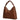 Coccinelle Boheme Grana Double – Schultertasche M 34 cm (cognac/noir) - Markenkoffer