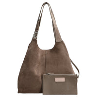 Coccinelle C - Easy Suede - Shopper L 35 cm (warm taupe) - Markenkoffer