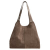 Coccinelle C-Easy Suede - Shopper L 35 cm (Color: Warm Taupe)