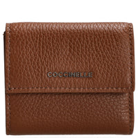 Coccinelle Metallic Soft - Geldbörse 5cc 9.5 cm (cognac)