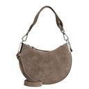 Coccinelle Sunup Suede - Schultertasche S 24 cm (warm taupe) - Markenkoffer