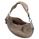 Coccinelle Sunup Suede - Schultertasche S 24 cm (warm taupe) - Markenkoffer