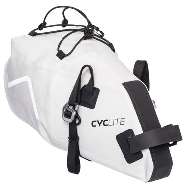CYCLITE Saddle Bag Small 8 - Satteltasche (Bikepacking) 38 cm (light grey) - Markenkoffer