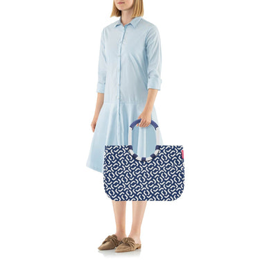 reisenthel shopping loopshopper L - Einkaufstasche mit Bügel 46 cm (frame signature navy) - Ansicht 3
