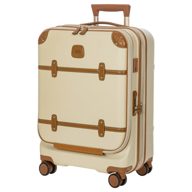 Brics Bellagio - 4-Rollen-Kabinentrolley mit Vortasche 55 cm erw. recycelt (cream) - Ansicht 5