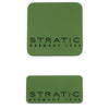 Stratic BUZZ - Set di piastre logo di ricambio frontale e posteriore (green)