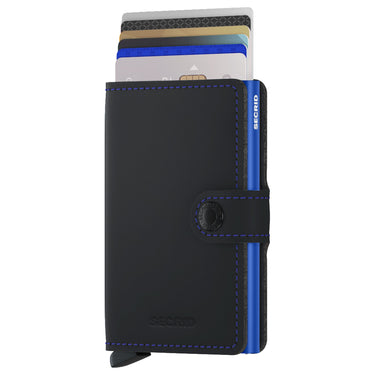Secrid Matte Miniwallet - Portafoglio RFID 6.5 cm (nero-blu)