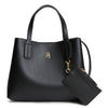 Tommy Hilfiger Icon Mini Satchel - Borsa a mano 28 cm (black)