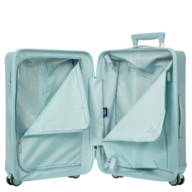 Brics Positano - 4 - Rollen - Trolley L 78 cm erw. (hellblau) - Markenkoffer