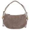 Coccinelle Thess Suede Bim - Schultertasche 29 cm (warm taupe)