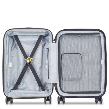 Delsey Paris Shadow 5.0 - 4-Rollen-Kabinentrolley mit Vortasche S 55 cm erw. USB (schwarz) - Ansicht 5