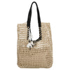 FREDsBRUDER Sun Carrier - Borsa shopper (natural straw & black)