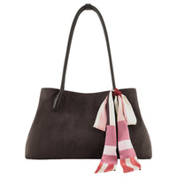 Les Visionnaires Sophie Grande Cozy Scarf - Schultertasche 42 cm (dark brown)