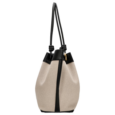 Coccinelle Finn Canvas - Henkeltasche 32 cm (natural/noir) - Ansicht 3