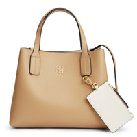Tommy Hilfiger Icon Mini Satchel - Henkeltasche 28 cm (classic khaki)