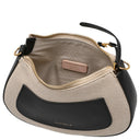 Coccinelle C-Easy Canvas - Umhängetasche 22 cm (natural/noir) - Ansicht 6