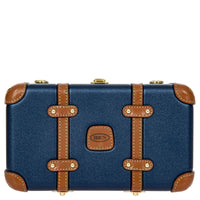 Brics Bellagio - Umhängetasche 20 cm recycelt (blue/tan)