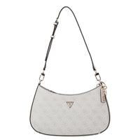 Guess Noelle II Top Zip - Schultertasche 28 cm (bone logo)
