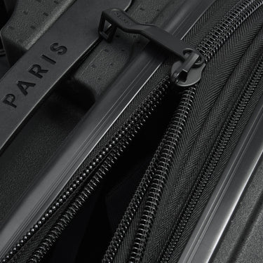 Delsey Paris Belmont Plus - 4 - Rollen - Kabinentrolley recycelt 55 cm erw. (schwarz) - Markenkoffer