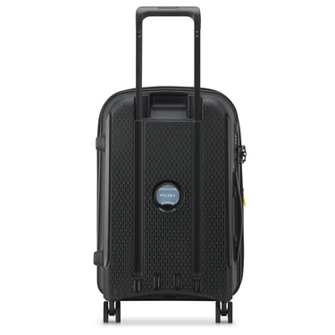 Delsey Paris Belmont Plus - 4 - Rollen - Kabinentrolley recycelt 55 cm erw. (schwarz) - Markenkoffer