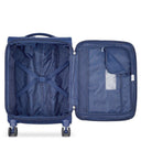 Delsey Paris Brochant 2.0 - 4 - Rollen - Kabinentrolley S 55 cm erw. (blau) - Markenkoffer