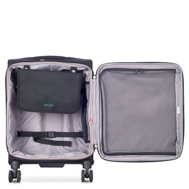 Delsey Paris Helium Dlx 2.0 Slim Line - 4-Rollen-Kabinentrolley 55 cm (schwarz) - Ansicht 3