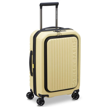 Delsey Paris Securitime - 4 - Rollen - Kabinentrolley S 55 cm erw. (blassgelb) - Markenkoffer