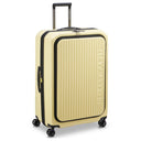 Delsey Paris Securitime - 4 - Rollen - Trolley L 77 cm erw. (blassgelb) - Markenkoffer