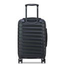 Delsey Paris Shadow 5.0 - 4 - Rollen - Kabinentrolley mit Vordertasche S 55 cm erw. USB (schwarz) - Markenkoffer
