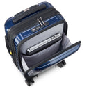 Delsey Paris Shadow 5.0 - 4 - Rollen - Kabinentrolley mit Vortasche S 55 cm erw. USB (marineblau) - Markenkoffer