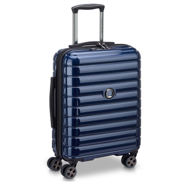 Delsey Paris Shadow 5.0 - 4 - Rollen - Kabinentrolley Slim Line USB 55 cm (marineblau) - Markenkoffer