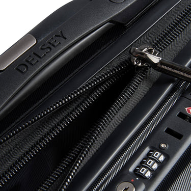 Delsey Paris Shadow 5.0 - 4 - Rollen - Kabinentrolley Slim Line USB 55 cm (schwarz) - Markenkoffer