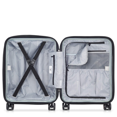 Delsey Paris Shadow 5.0 - 4 - Rollen - Kabinentrolley Slim Line USB 55 cm (schwarz) - Markenkoffer