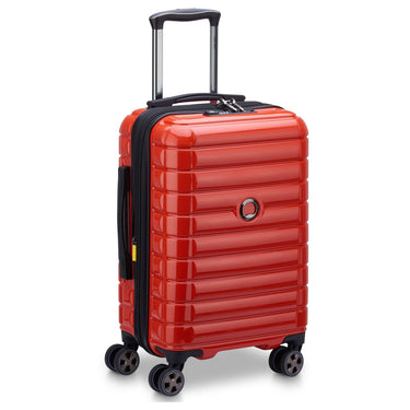 Delsey Paris Shadow 5.0 - 4 - Rollen - Kabinentrolley USB 55 cm (intensives rot) - Markenkoffer