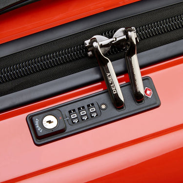 Delsey Paris Shadow 5.0 Trunk - 4 - Rollen - Trolley 73 cm (intensives rot) - Markenkoffer