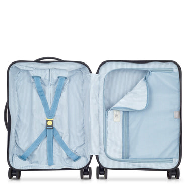 Delsey Paris Turenne 2.0 - 4 - Rollen - Kabinentrolley Slim 55 cm (schwarz) - Markenkoffer