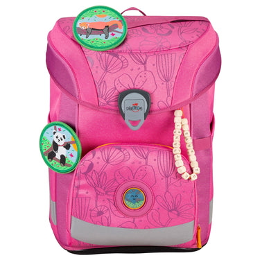 DerDieDas ErgoFlex Easy Exclusive ECO - Schulranzen Set 5tlg. 950g (Pink Planet) - Markenkoffer