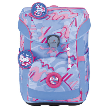 DerDieDas ErgoFlex Easy Exklusiv Superflash - Schulranzen Set 5 tlg. 950g (Magic Unicorn) - Markenkoffer