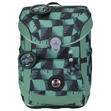 DerDieDas ErgoFlex Easy Exklusiv Superflash - Schulranzen Set 5 tlg. 950g (Super Truck) - Markenkoffer