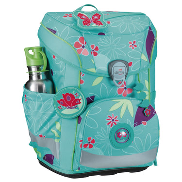 DerDieDas ErgoFlex Easy - Schulranzen Set 5tlg. 950 g (Butterfly Garden) - Markenkoffer