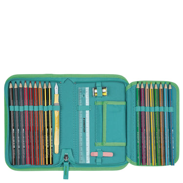 DerDieDas ErgoFlex Easy - Schulranzen Set 5tlg. 950 g (Butterfly Garden) - Markenkoffer